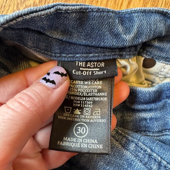 Blank NYC The Astor Cut-Off Shorts Distressed Size 30 - Picture 5 of 12